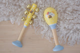 BUZZY DAYS BEE MARACA & BELLSTICK SET