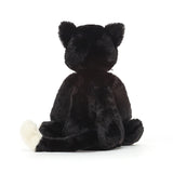 BASHFUL BLACK KITTEN - Medium