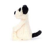 BASHFUL BLACK AND CREAM PUPPY - Small