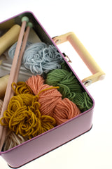 KNITTING KIT IN TIN CASE CRAFT KIT