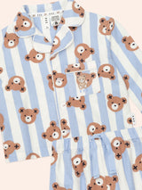 DREAM BLUE CLASSIC HUX STRIPE SLEEP SET