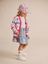 DREAMY DENIM FRILLY SKIRT