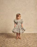 EVA DRESS - Sky Floral