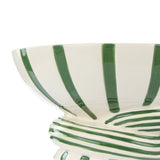 LULU COLLECTION TWIST STRIPE BOWL - Green