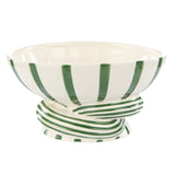 LULU COLLECTION TWIST STRIPE BOWL - Green