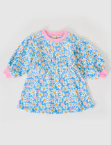 SEASIDE DAISY LEAH LONG SLEEVE DRESS