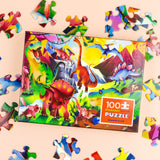 HOLOGRAPHIC PUZZLE 100 pc - Dinosaur World
