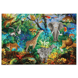 HOLOGRAPHIC PUZZLE 100 pc - Jungle Paradise