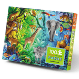HOLOGRAPHIC PUZZLE 100 pc - Jungle Paradise