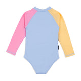 LONG SLEEVE SWIMSUIT Pop Colourblock