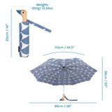 DUCK UMBRELLA COMPACT - Denim