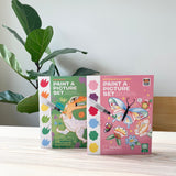 PAINT - A - PICTURE SET - Butterflies & Flowers