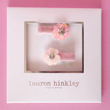 PINK JEWEL FLOWER - Hair Clips