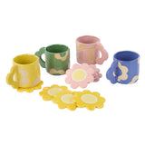 POSEY FLOWER MUG 400ml - Green