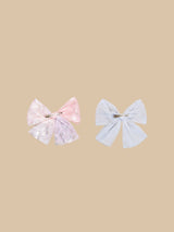 RAINBOW TULLE 2PK HAIR BOW
