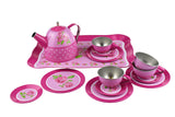 ROSE TIN TEA SET 15PCS