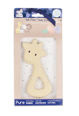 RUBBER GIRAFFE FLAT TEETHER - Boxed