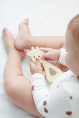 RUBBER GIRAFFE FLAT TEETHER - Boxed