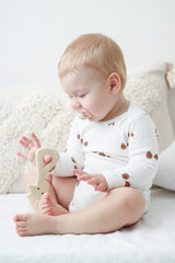 RUBBER GIRAFFE FLAT TEETHER - Boxed