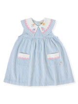 SAILOR STRIPE LUCY COLLARED DRESS