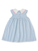 SAILOR STRIPE LUCY COLLARED DRESS