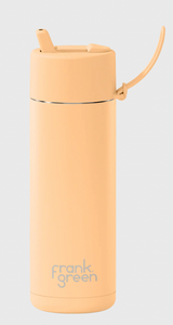 GLOW CERAMIC REUSABLE BOTTLE STRAW LID 595ml - Solar Glow