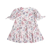 STRAWBERRY GARDEN TIERED SMOCK DRESS