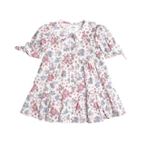 STRAWBERRY GARDEN TIERED SMOCK DRESS