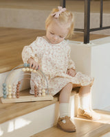 TIERED JERSEY DRESS - French Garden