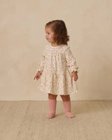 TIERED JERSEY DRESS - French Garden