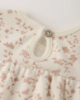 TIERED JERSEY DRESS - French Garden