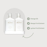 WASH & LOTION DUO + TRAY - MANGO & LYCHEE