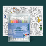 WHEN I GROW UP ABC Classic Colouring & Doodle Mat