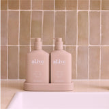 WASH & LOTION DUO + TRAY - Apricot & Sweet fig