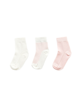 3 SOCK PACK - Pale Pink