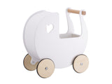 DOLLS PRAM - White