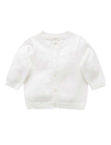 ESSENTIALS CARDIGAN - White