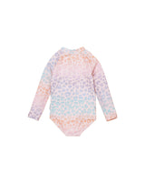 RAINBOW HUX ZIP RASHSUIT