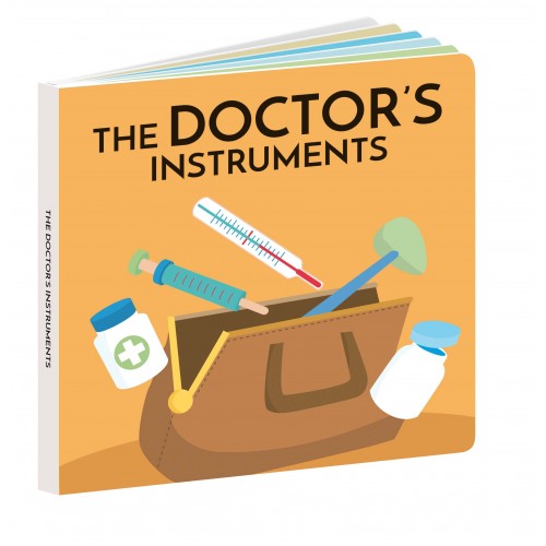WOODEN TOYS AND BOOK - Doctor's Bag 10 pieces