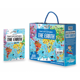 TRAVEL, LEARN AND EXPLORE PUZZLE AND BOOK SET- The Earth 205 pcs