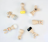 WOODEN BEAR STACKING PUZZLE - Bernard