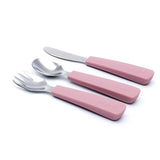 TODDLER FEEDIE™ cutlery set - Dusty Rose