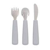 TODDLER FEEDIE™ cutlery set - Grey