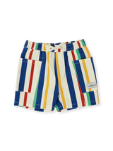 90's BOLD STRIPE NOAH DENIM POCKET SHORTS
