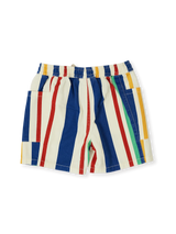 90's BOLD STRIPE NOAH DENIM POCKET SHORTS