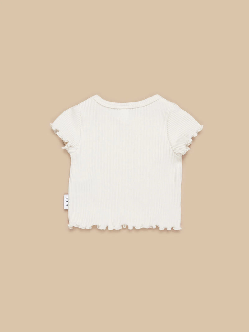 ALMOND MILK RIB TEE
