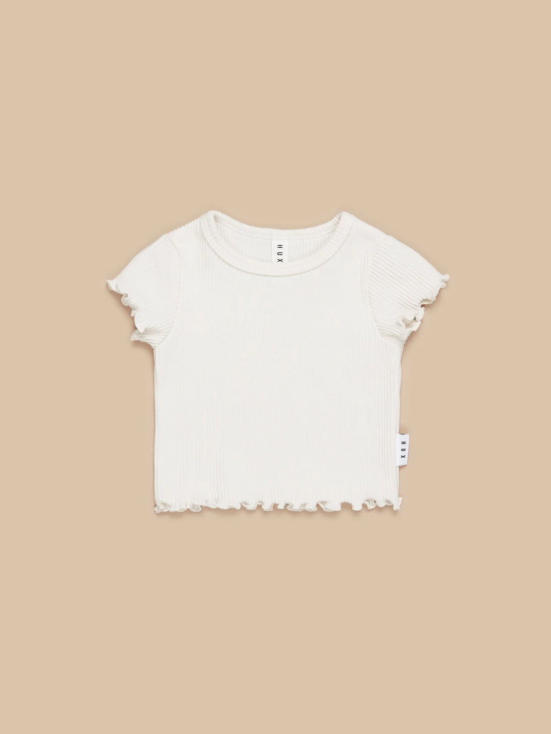 ALMOND MILK RIB TEE