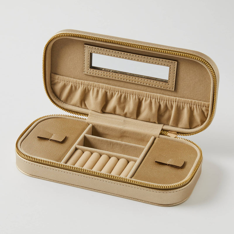 AMBROSIA RECTANGLE JEWELLERY CASE - Gold