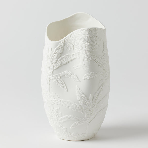 BANKSIA ORGANIC VASE – White