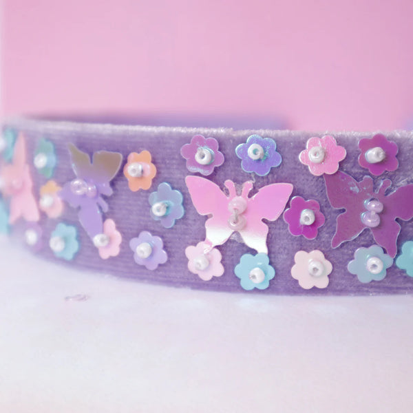 BUTTERFLY SEQUIN Headband